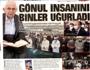 Gönül insanını binler uğurladı