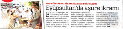 Eyüpsultan'da Aşure İkramı