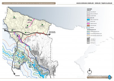 Havza Koruma Sınırları - Dereler - Taşkın Alanlar