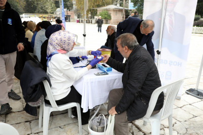 Dünya Diyabet Günü etkinliği kapsamında sağlık taraması