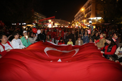Eyüpsultan'da Cumhuriyetin 102. yıl coşkusu