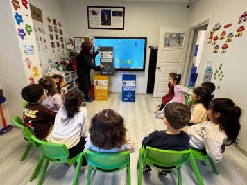 Özel anaokullarında miniklere sıfır atık eğitimi