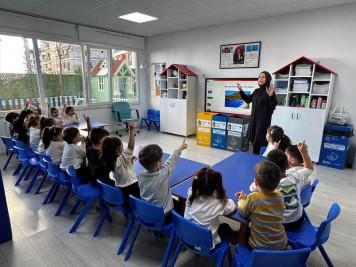 Özel anaokullarında miniklere sıfır atık eğitimi