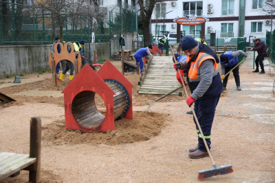 Göktürk Patili Park can dostlarımız için yenilendi