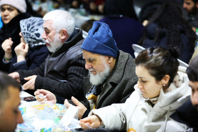 EYÜPSULTAN'DA RAMAZAN BOYUNCA BİNLERCE KİŞİ GÖNÜL SOFRALARINDA BULUŞTU