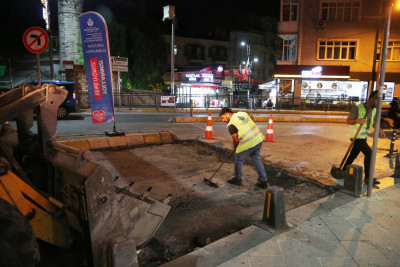 İslambey Caddesi'nde asfalt seferberliği