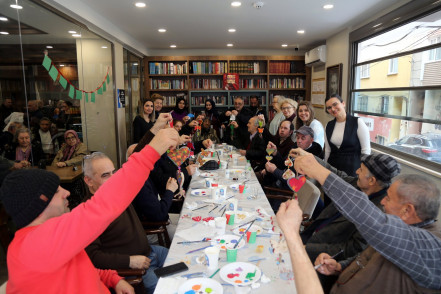 Emekliler Lokali-Hafıza Kafe'de “Sevgi Günü Etkinliği” 