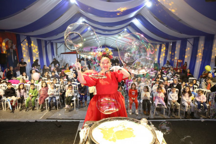 Çocuklar Ramazan Ayı'nın güzelliklerini Eyüpsultan'da yaşıyor