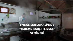 Emekliler Lokali-Hafıza Kafe'de veremde erken tanının önemini ele aldık
